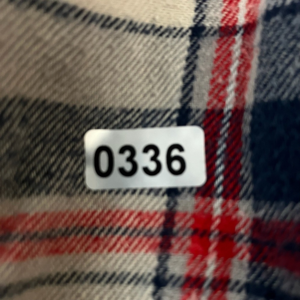 Quiksilver Mens Flannel Shirt Hooded Large L Red Blue Plaid Casual - Picture 6 of 6